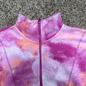 Nike 3/4 Zip Fleece Pullover Sweatshirt Top M